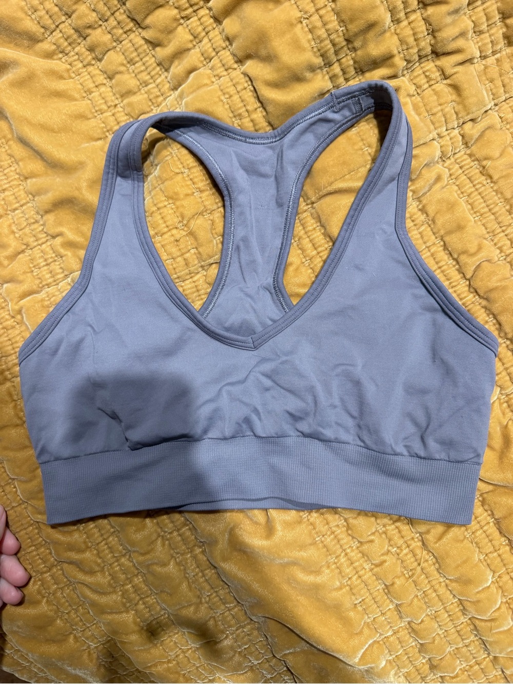 Lululemon Seamless Racerback Sports Bra - Dusty Lavender Sz 6